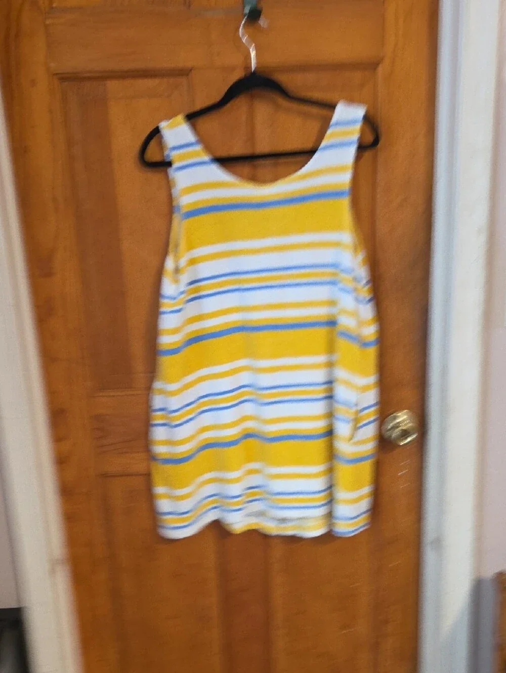 Delicates Spa Striped Swimsuit Cover.